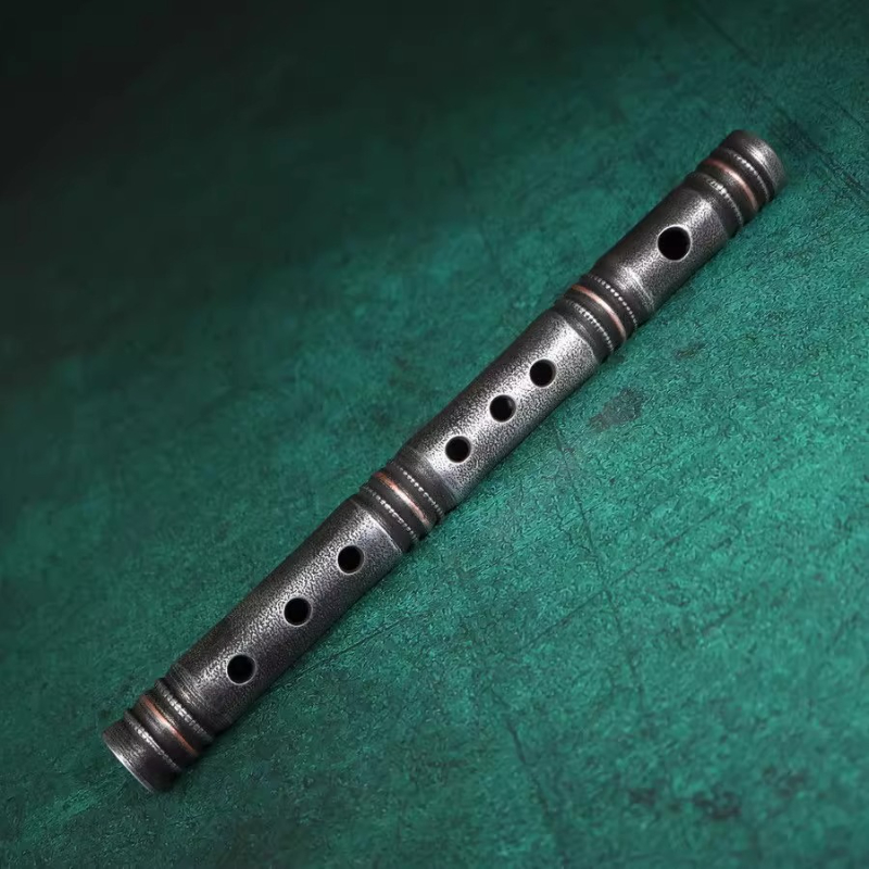 Musical Instrument That You Blow Into - Traditional Flute Copper Handmade Transverse Flute