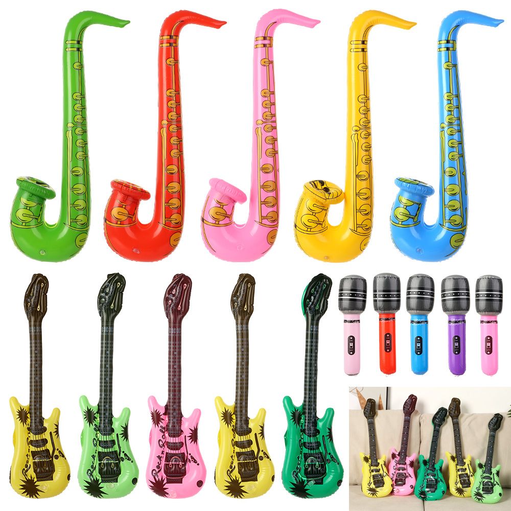 Musical Instrument That You Blow Into - 5 Guitars 5 Saxophones 5 Microphones