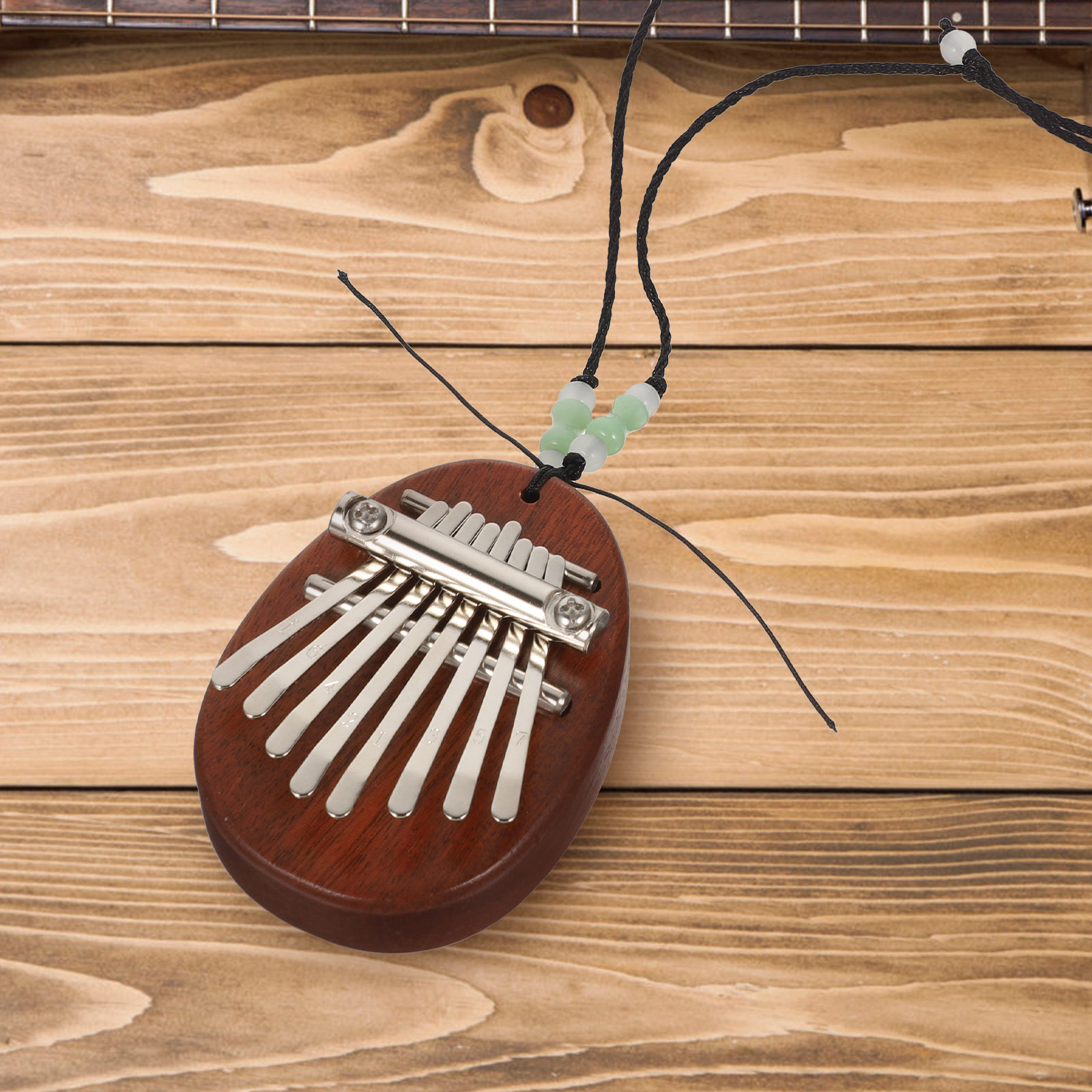 Wooden Kalimba 8 Keys Thumb Pi - Musical Instrument Kalimba 评论和价格