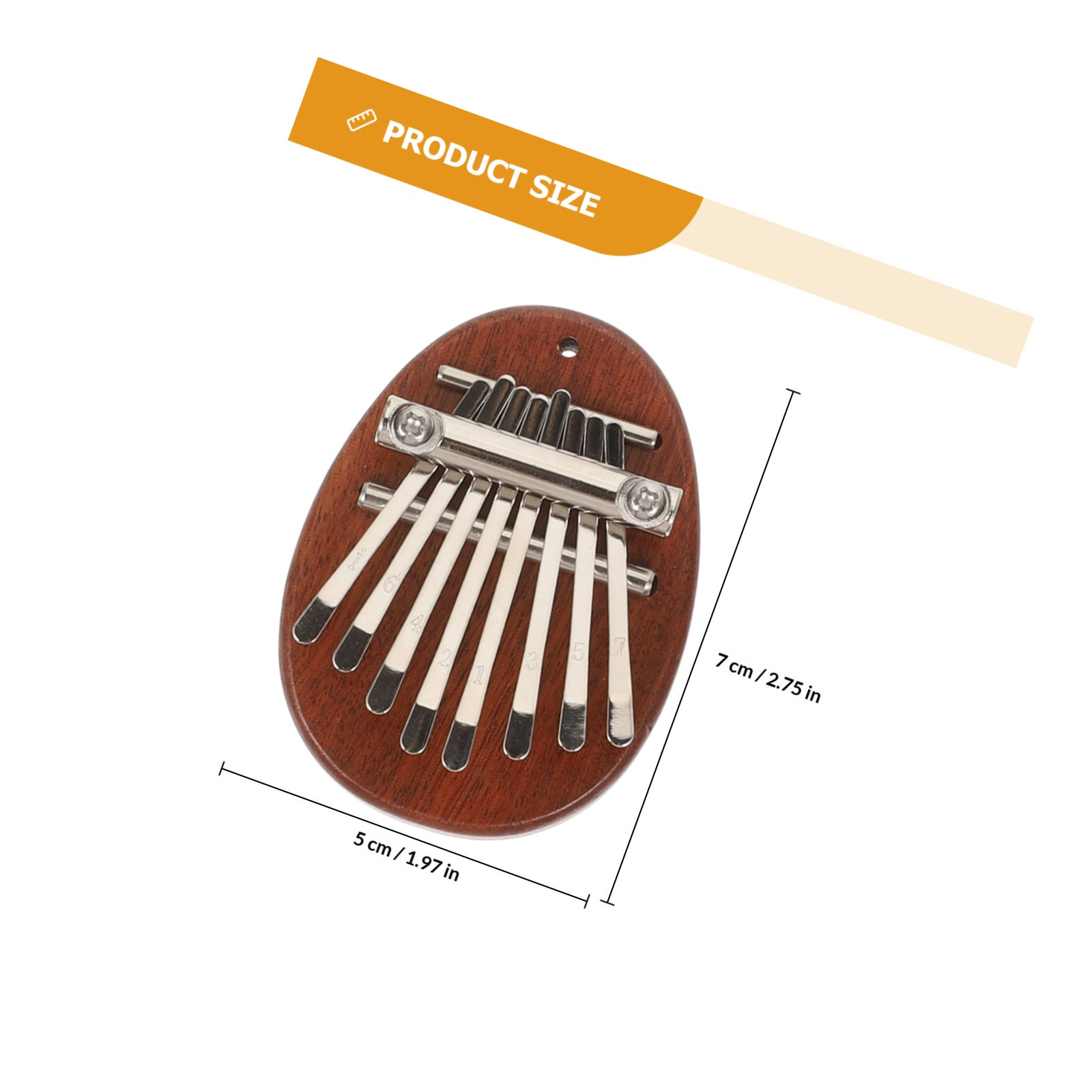 Wooden Kalimba 8 Keys Thumb Pi - Musical Instrument Kalimba 评论和价格