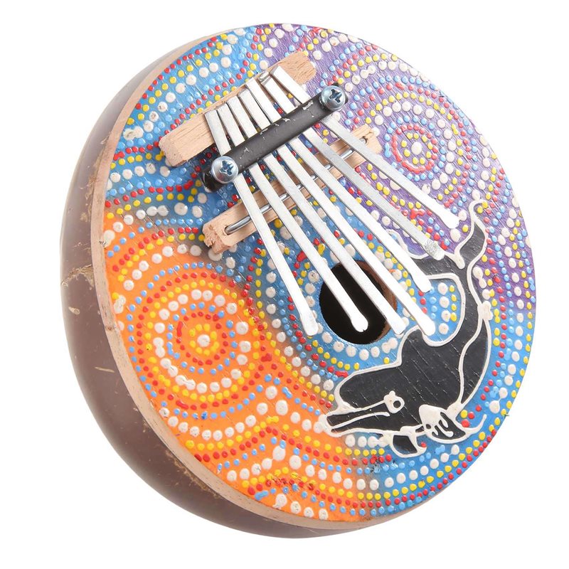 2X 7 Key Tuneable Coconut Shel - Musical Instrument Kalimba 评论和价格