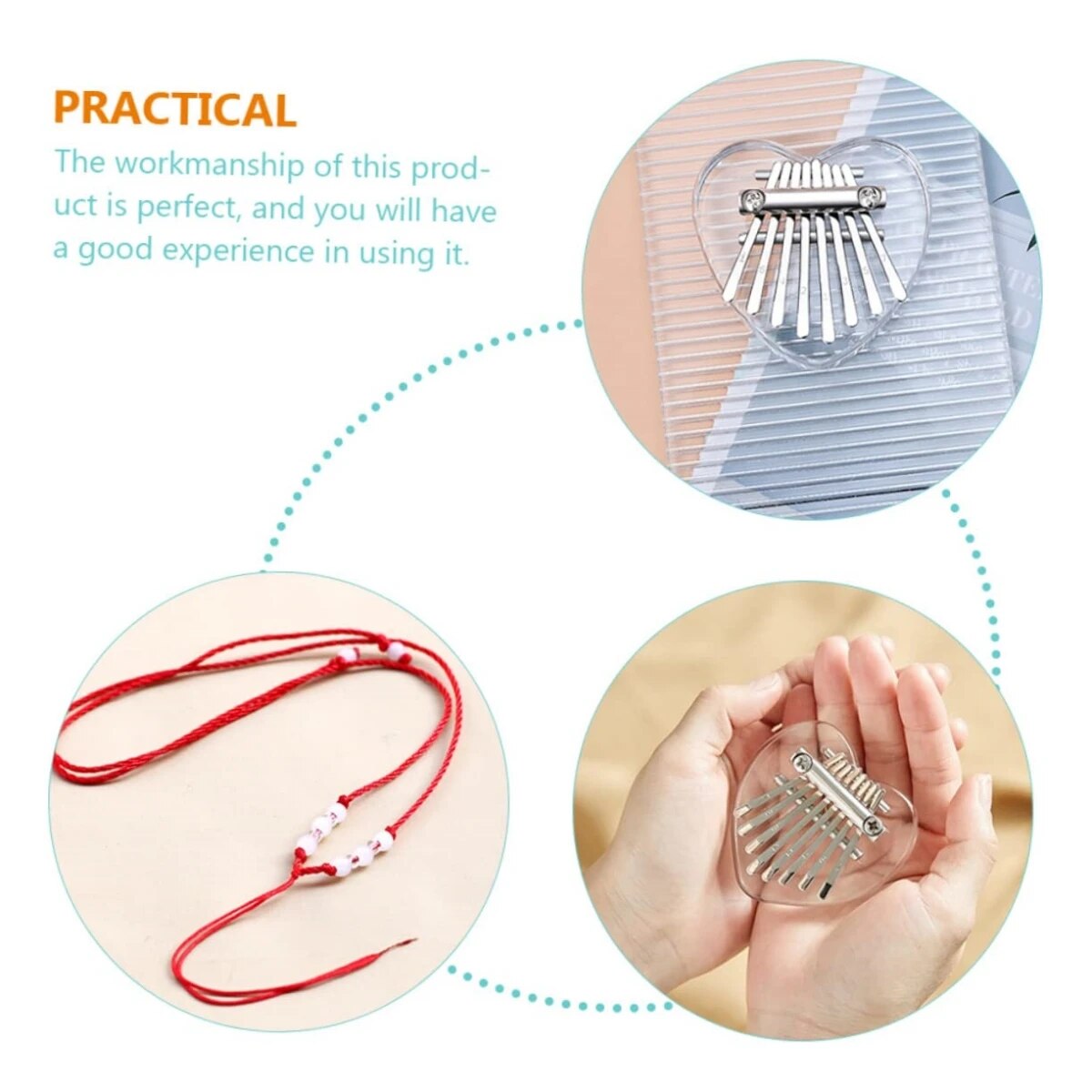 Miwayer 8 Keys Mini Kalimba Ra - Musical Instrument Kalimba 评论和价格