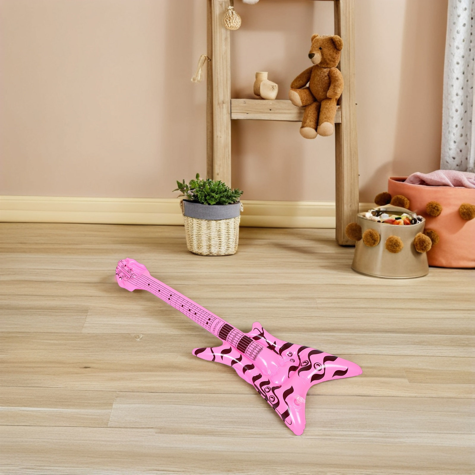 Inflatable Rock and Roll Guita - Musical Instrument That You Blow Into 评论和价格