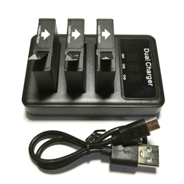 SJCAM 3 way USB 3 Slots Batter - Shure Mic Mv7 评论和价格