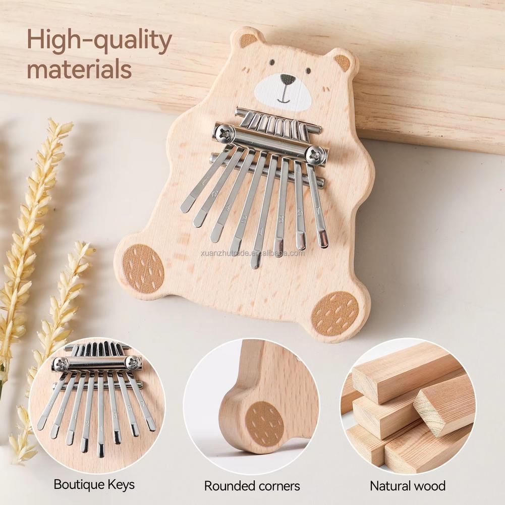 8 Key Mini Kalimba Portable Th - Musical Instrument Kalimba 评论和价格
