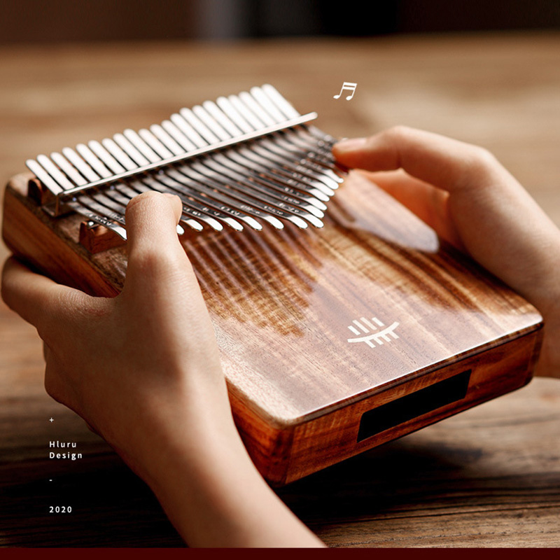 Hluru Kalimba 17 Keys with Hol - Musical Instrument Kalimba 评论和价格