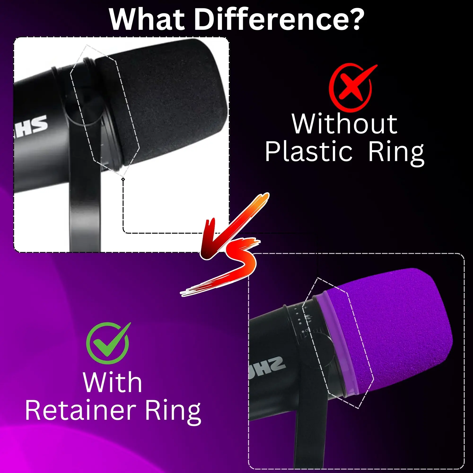 MV7 Foam for Shure MV7, MV7i,  - Shure Mic Mv7 评论和价格