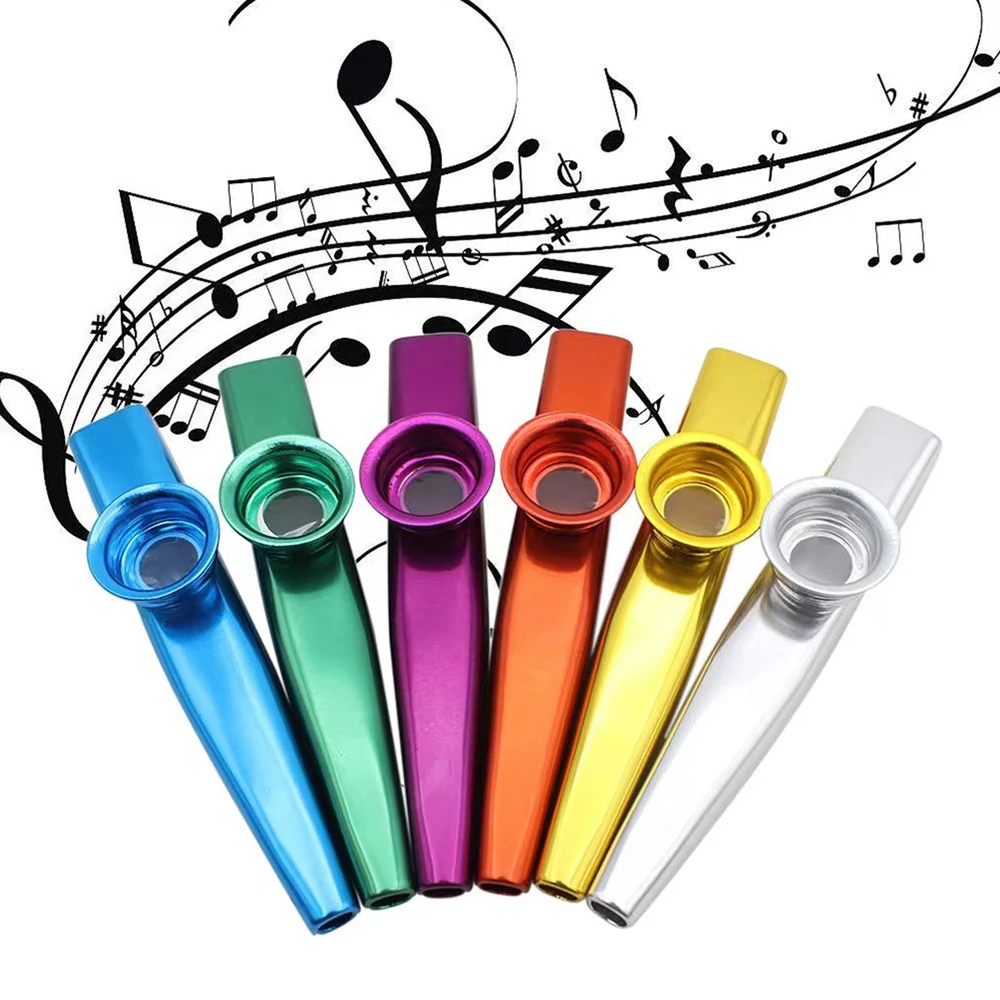 Colourful Kazoo Golden Metal K - Musical Instrument Flute 评论和价格