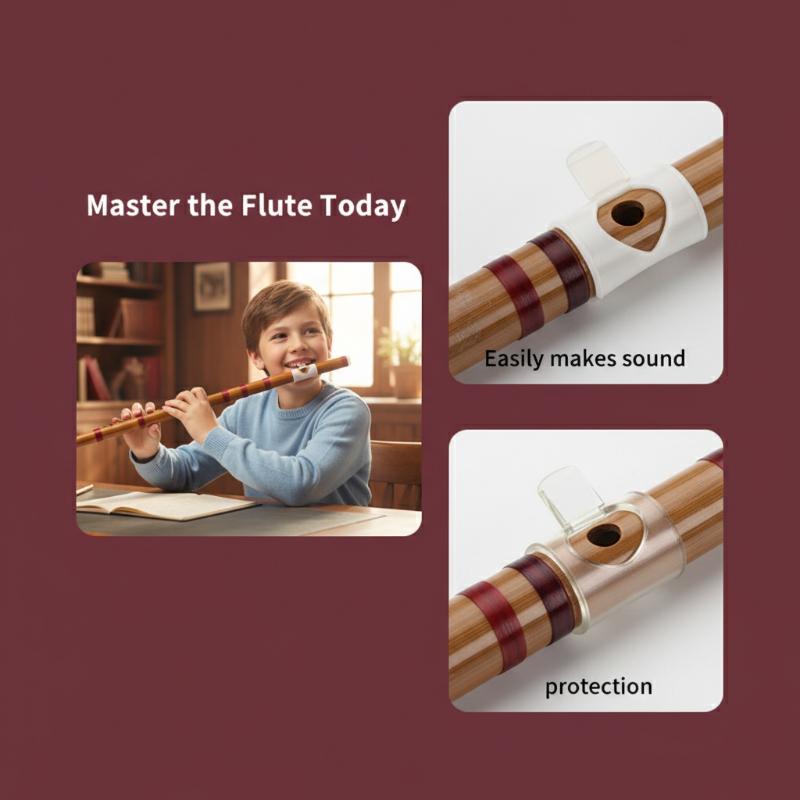 1PC Bamboo Flute Blowing Aid F - Musical Instrument That You Blow Into 评论和价格