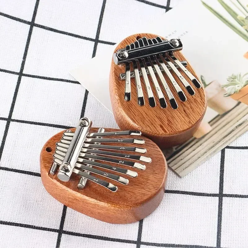 1Pcs Wood Mini Thumb Piano Mus - Musical Instrument Kalimba 评论和价格