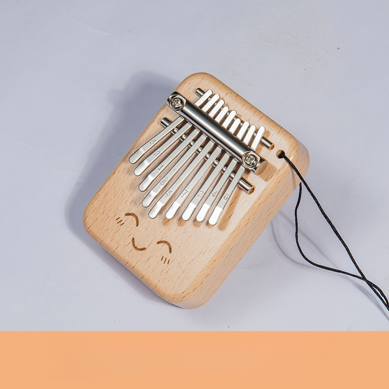 Solid Wood 9-tone Mini Thumb P - Musical Instrument Kalimba 评论和价格