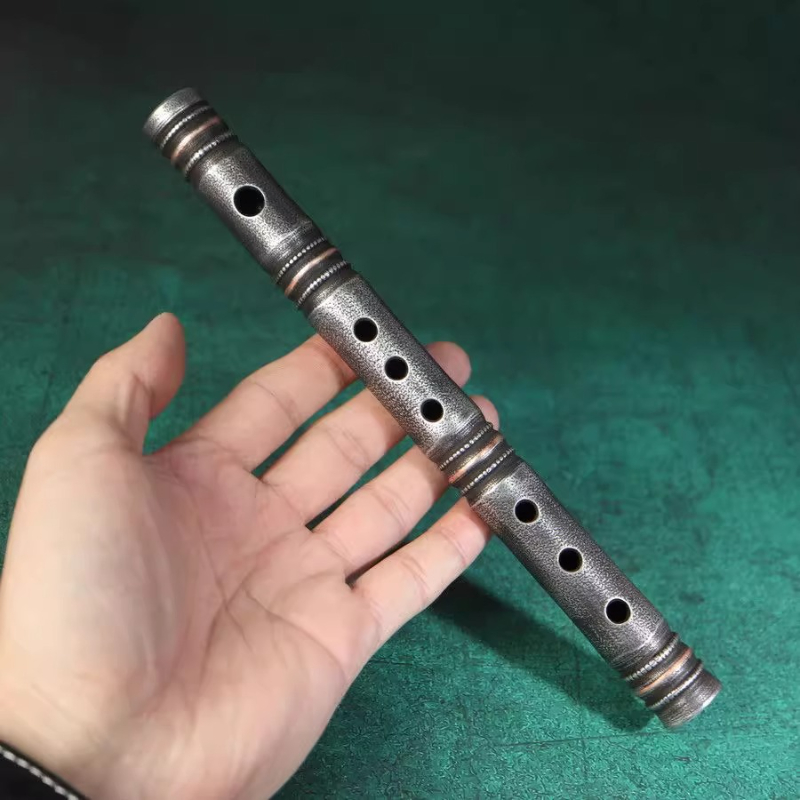 Traditional Flute Copper Handm - Musical Instrument That You Blow Into 评论和价格
