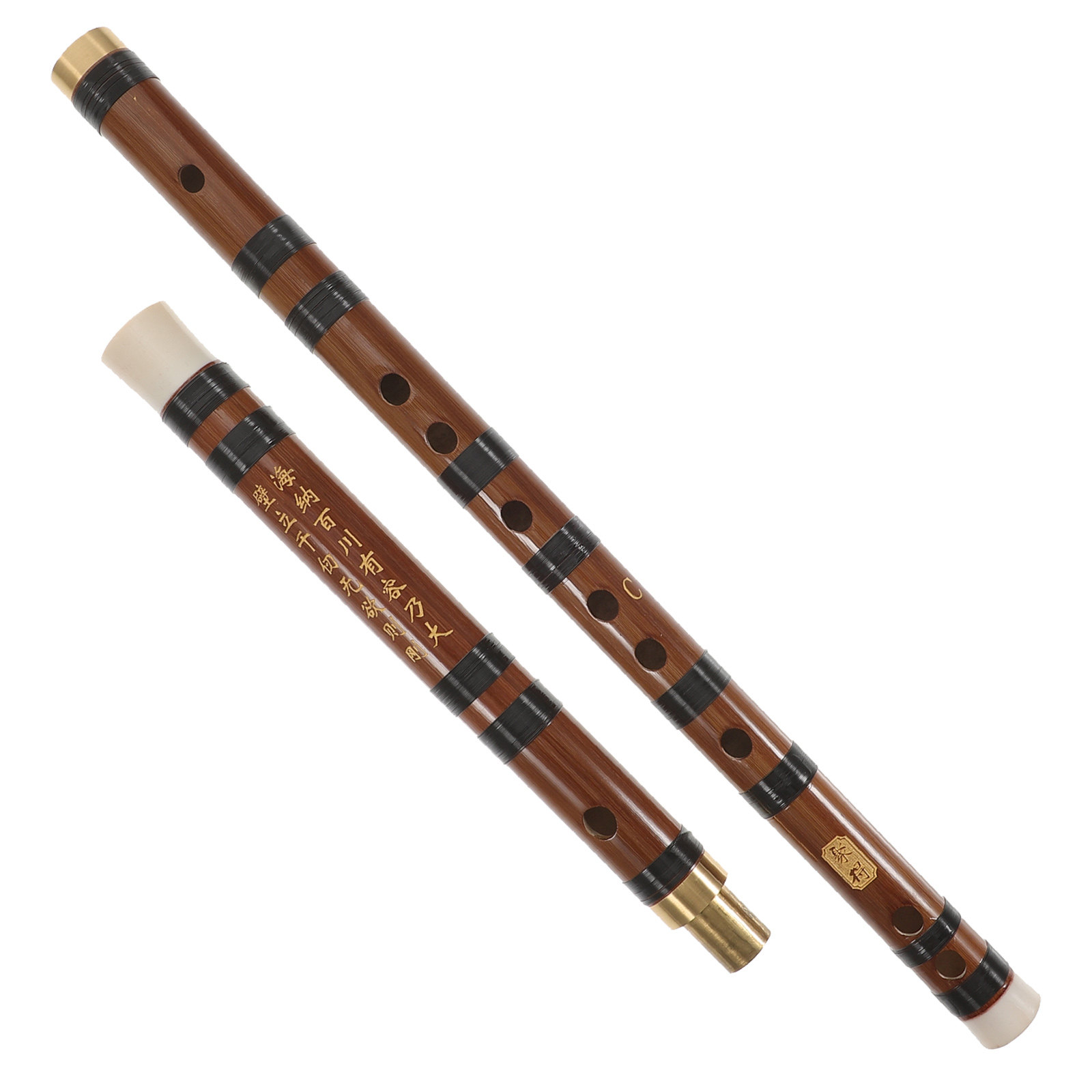 1Set Bamboo Flute Professional - Musical Instrument That You Blow Into 评论和价格