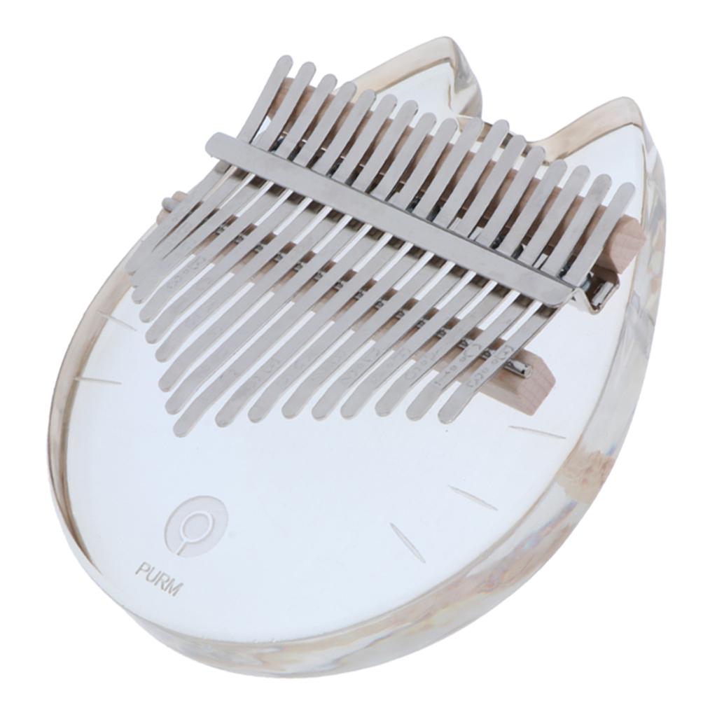 Kalimba 17 Key Acrylic Transpa - Musical Instrument Kalimba 评论和价格